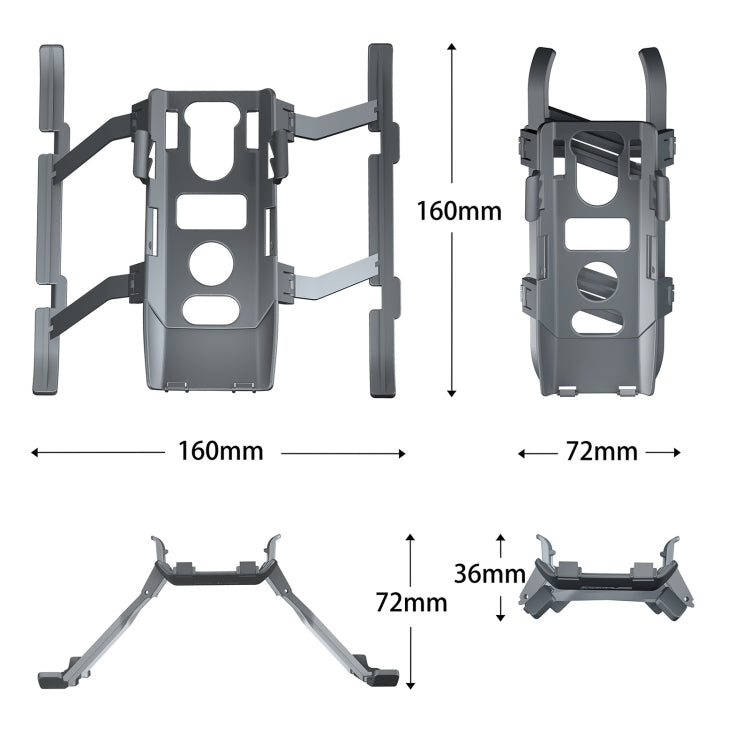 STARTRC Foldable Quick Release Landing Gear Height Extender Holder for DJI Mavic 3 (Grey) - Holder Series by STARTRC | Online Shopping South Africa | PMC Jewellery | Buy Now Pay Later Mobicred