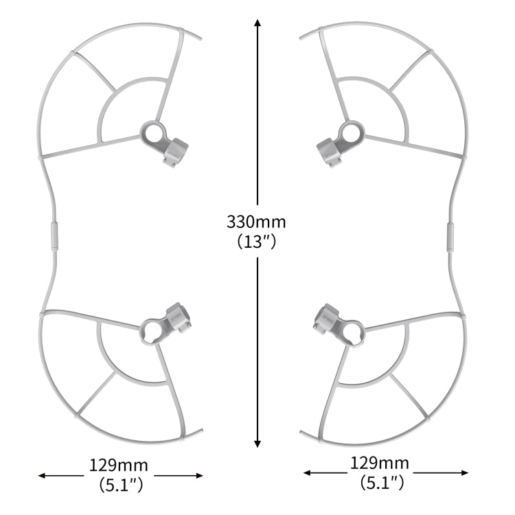 STARTRC Drone Propeller Protective Guard Anti-collision Ring for DJI Mini 3 Pro (Grey) - Other by STARTRC | Online Shopping South Africa | PMC Jewellery | Buy Now Pay Later Mobicred