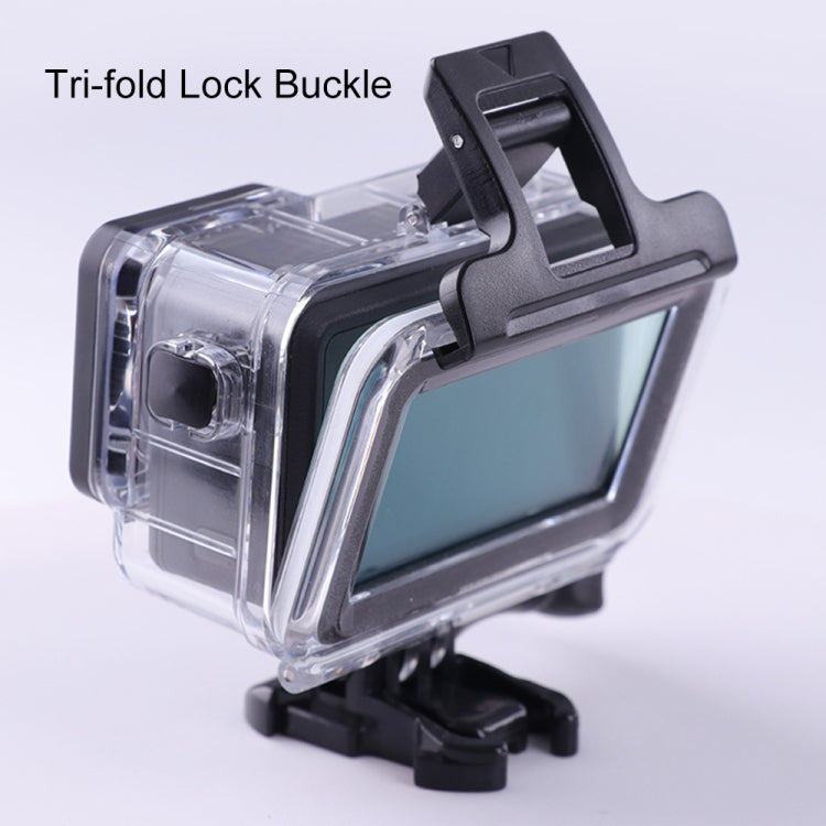 For DJI Osmo Action 3 / 4 Touch Screen 5m Underwater Waterproof Housing Diving Case (Transparent) - Case & Bags by PMC TechLife | Online Shopping South Africa | PMC TechLife | Buy Now Pay Later Mobicred