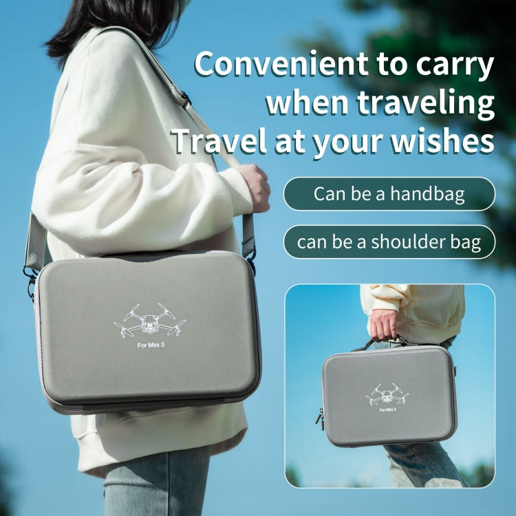For DJI Mini 3 / RC with Screen STARTRC Shoulder Storage Bag Handbag (Grey) - Carry Cases & Bags by STARTRC | Online Shopping South Africa | PMC TechLife | Buy Now Pay Later Mobicred