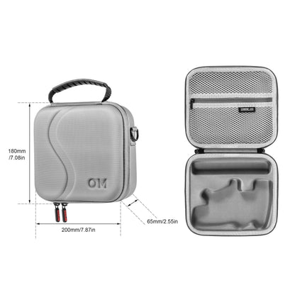 For DJI Osmo Mobile 4 / OM4 / OM4 SE STARTRC Portable Shockproof Waterproof PU Case Bag(Grey) -  by STARTRC | Online Shopping South Africa | PMC Jewellery | Buy Now Pay Later Mobicred