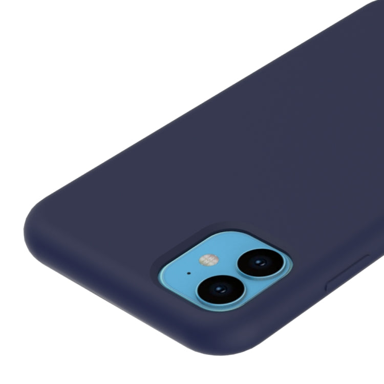 For iPhone 11 Solid Color Liquid Silicone Shockproof Case (White) - iPhone 11 Cases by PMC TechLife | Online Shopping South Africa | PMC TechLife