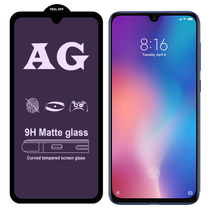 25 PCS AG Matte Anti Blue Light Full Cover Tempered Glass For Xiaomi Mi 9 -  by PMC Jewellery | Online Shopping South Africa | PMC Jewellery