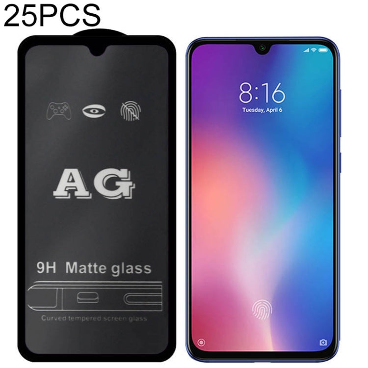 25 PCS AG Matte Frosted Full Cover Tempered Glass For Xiaomi Mi 6X / A2 -  by PMC Jewellery | Online Shopping South Africa | PMC Jewellery