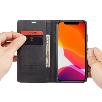 CaseMe-013 Multifunctional Horizontal Flip Leather Case with Card Slot & Holder & Wallet for iPhone 11(Black) - iPhone 11 Cases by CaseMe | Online Shopping South Africa | PMC Jewellery | Buy Now Pay Later Mobicred