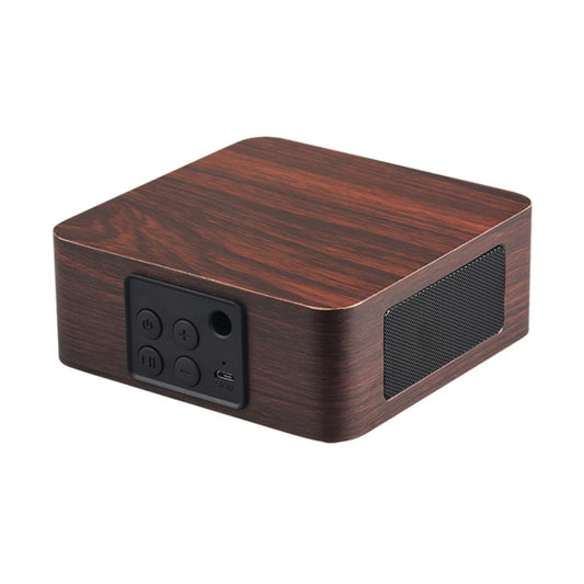 Q1A Bluetooth 4.2 Mini Wooden Double Horns Bluetooth Speaker(Walnut Texture) - Mini Speaker by PMC Jewellery | Online Shopping South Africa | PMC Jewellery