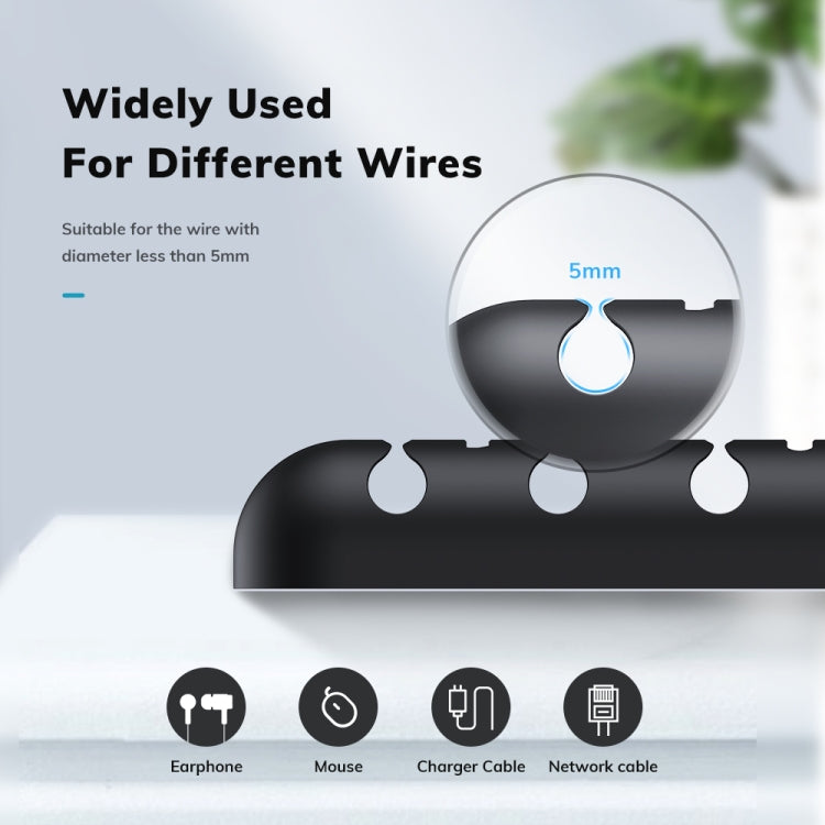 TOPK L35 Desktop Cable Organizer Data Cable Earphone Storage Cable Fixer Magnetic Head Storage Cable Organizer - Cable Organizer by TOPK | Online Shopping South Africa | PMC TechLife