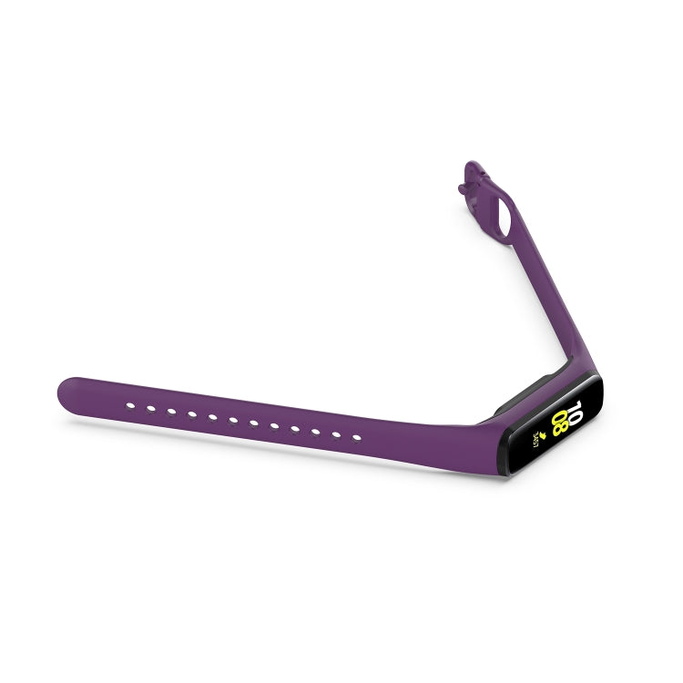 For Samsung Galaxy Fit 2 Silicone Watch Band(Purple) - Watch Bands by PMC TechLife | Online Shopping South Africa | PMC TechLife | Buy Now Pay Later Mobicred