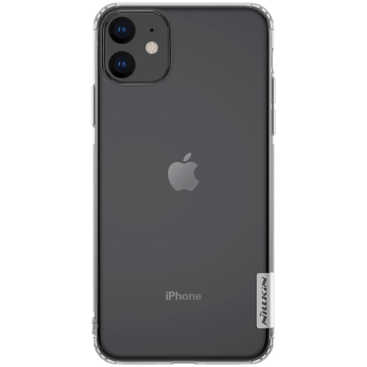 For iPhone 11 NILLKIN Nature TPU Transparent Soft Protective Case(White) - iPhone 11 Cases by NILLKIN | Online Shopping South Africa | PMC TechLife