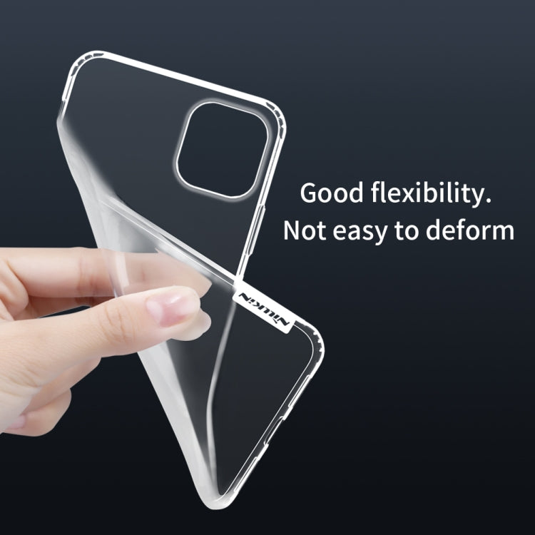 For iPhone 11 NILLKIN Nature TPU Transparent Soft Protective Case(White) - iPhone 11 Cases by NILLKIN | Online Shopping South Africa | PMC TechLife