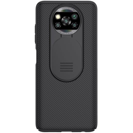 For Xiaomi Poco X3 NFC NILLKIN Black Mirror Series PC Camshield Full Coverage Dust-proof Scratch Resistant Case(Black) - Xiaomi Cases by NILLKIN | Online Shopping South Africa | PMC Jewellery