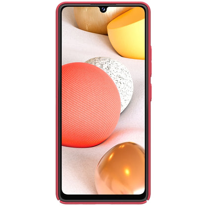 For Samsung Galaxy A42 5G NILLKIN Frosted Concave-convex Texture PC Protective Case(Red) - Galaxy Phone Cases by NILLKIN | Online Shopping South Africa | PMC Jewellery