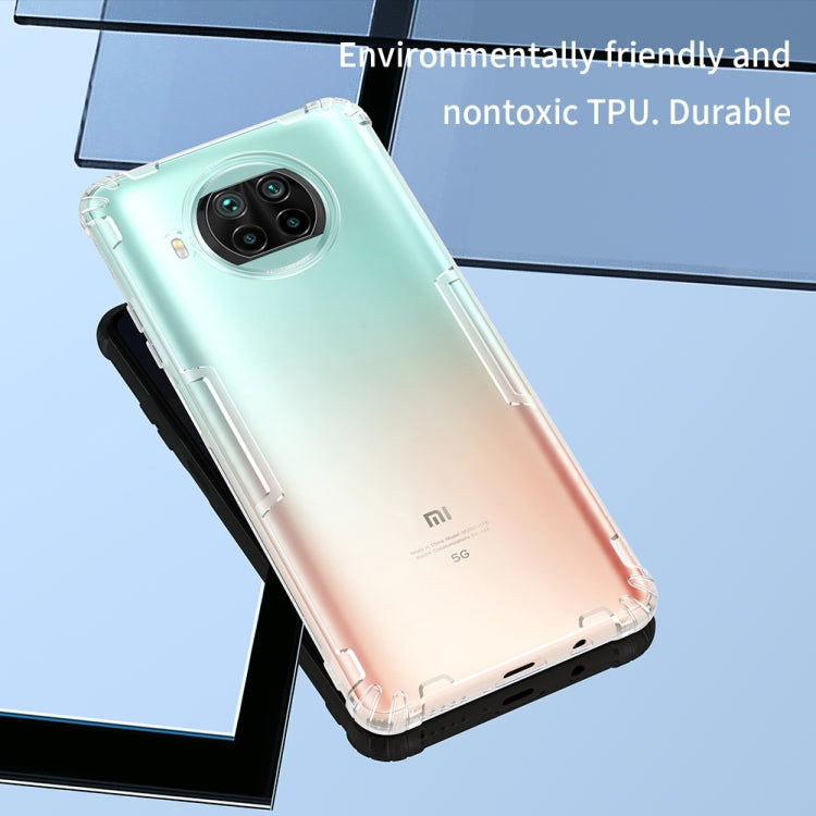 For Xiaomi Mi 10T Lite 5G / Redmi Note 9 Pro 5G NILLKIN Nature TPU Transparent Soft Protective Case(White) - Xiaomi Cases by NILLKIN | Online Shopping South Africa | PMC Jewellery