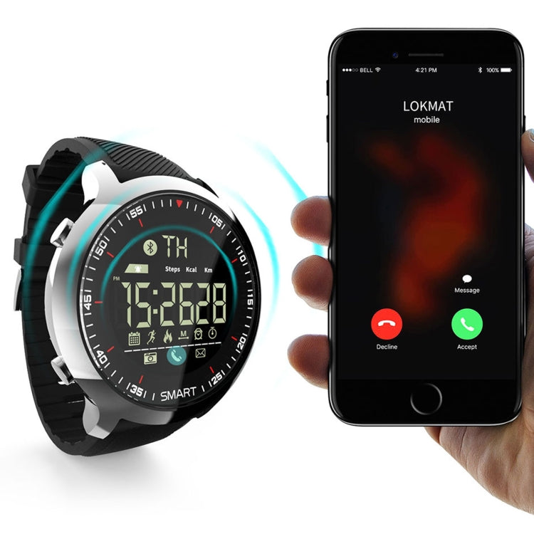 Lokmat MK18 1.1 inch Circle Screen IP68 Waterproof Smart Watch, Support Information Reminder / Remote Camera / Walking Motion Monitor(Orange) - free shipping - PMC TechLife - Order now!