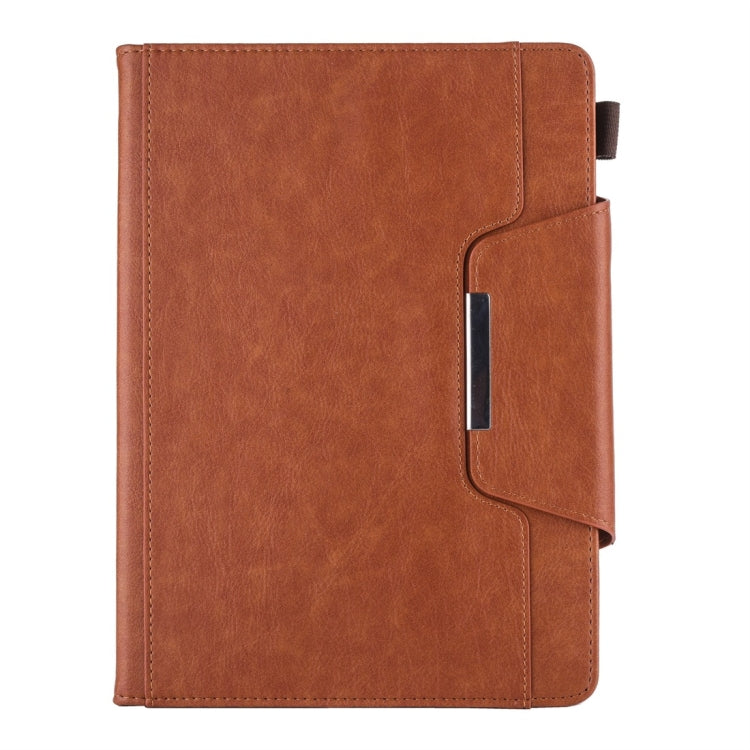 For iPad 10.2 2021 / 2020 / 2019 Business Style Horizontal Flip Leather Case with Holder & Card Slot & Photo Frame & Wallet(Brown) - iPad 10.2 Cases by PMC Jewellery | Online Shopping South Africa | PMC Jewellery