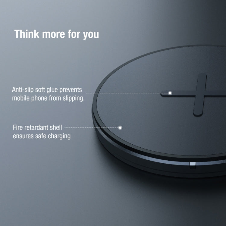 NILLKIN MC026 Portable Button Fast Charging Wireless Charger(Black) - free shipping - PMC TechLife - Order now!