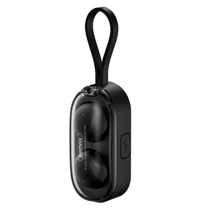 Remax TWS-15 Bluetooth 5.0 Portable Wristband Style True Wireless Stereo Earphone(Black) - TWS Earphone by REMAX | Online Shopping South Africa | PMC Jewellery | Buy Now Pay Later Mobicred