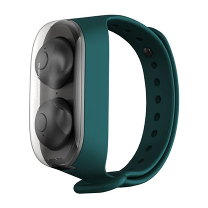 Remax TWS-15 Bluetooth 5.0 Portable Wristband Style True Wireless Stereo Earphone(Green) - TWS Earphone by REMAX | Online Shopping South Africa | PMC Jewellery | Buy Now Pay Later Mobicred