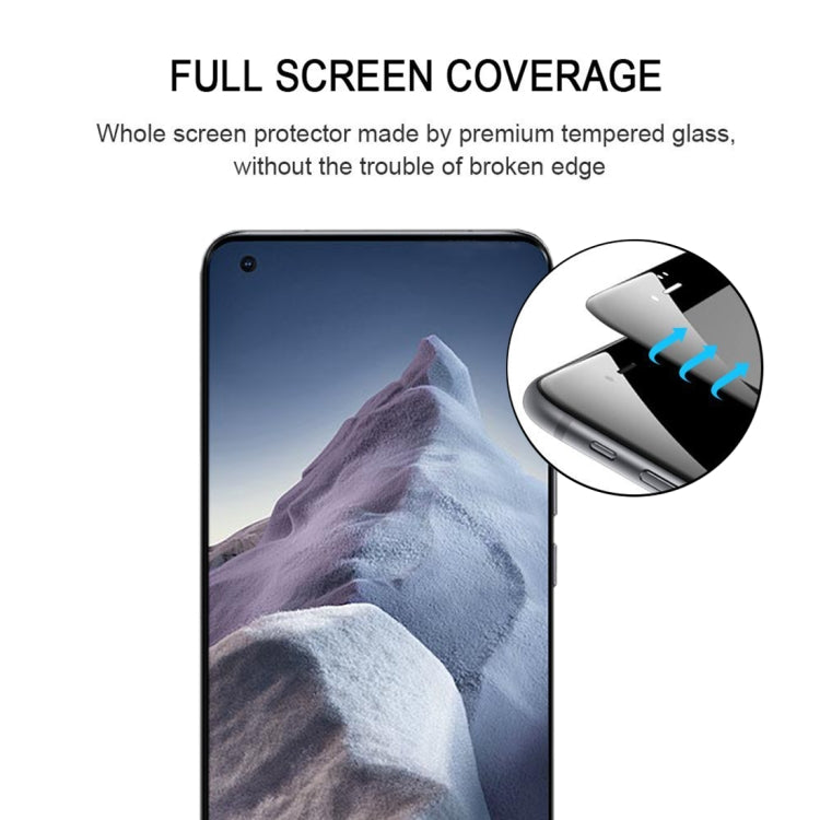 For Xiaomi Mi 11 Ultra 25 PCS Full Glue 9H HD 3D Curved Edge Tempered Glass Film(Black) - Mi 11 Ultra Tempered Glass by PMC Jewellery | Online Shopping South Africa | PMC Jewellery