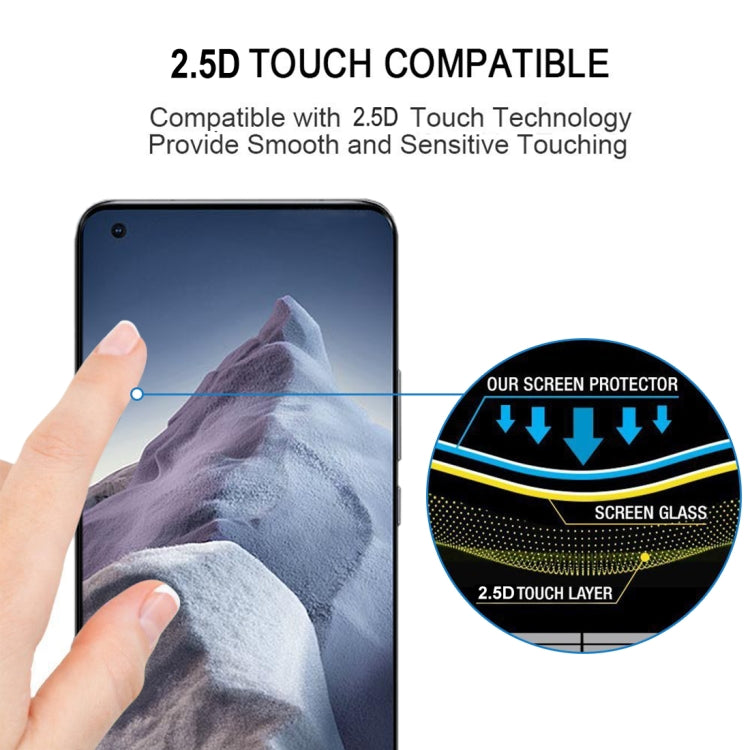 For Xiaomi Mi 11 Ultra 25 PCS Full Glue 9H HD 3D Curved Edge Tempered Glass Film(Black) - Mi 11 Ultra Tempered Glass by PMC Jewellery | Online Shopping South Africa | PMC Jewellery