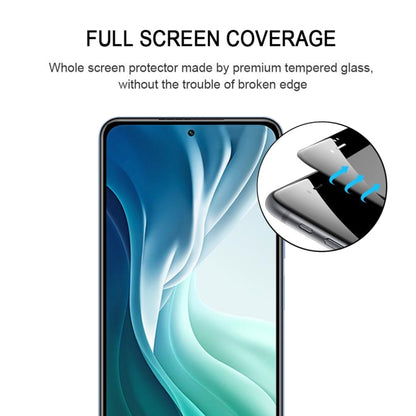 For Xiaomi Mi 11i Edge Glue 25 PCS 9H HD 3D Curved Edge Tempered Glass Film(Black) -  by PMC Jewellery | Online Shopping South Africa | PMC Jewellery