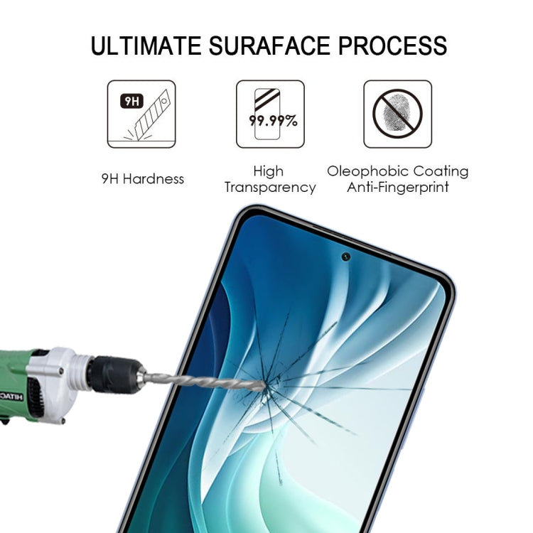 For Xiaomi Mi 11i Edge Glue 25 PCS 9H HD 3D Curved Edge Tempered Glass Film(Black) -  by PMC Jewellery | Online Shopping South Africa | PMC Jewellery