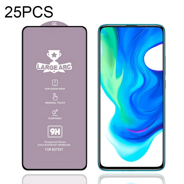 For Xiaomi Poco F2 Pro 25 PCS 9H HD Large Arc High Alumina Full Screen Tempered Glass Film -  by PMC Jewellery | Online Shopping South Africa | PMC Jewellery