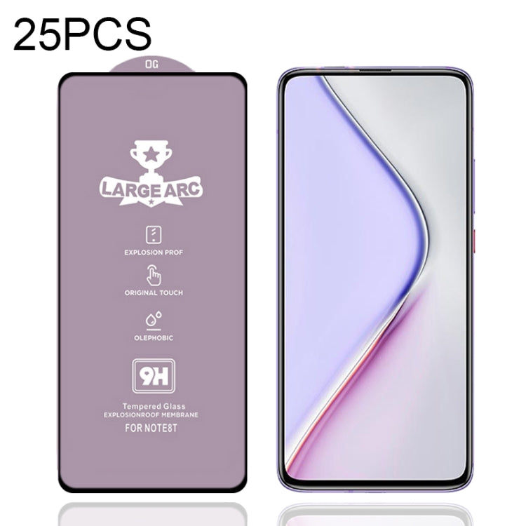 For Xiaomi Redmi K30 Pro Zoom (Zoom Version) 25 PCS 9H HD Large Arc High Alumina Full Screen Tempered Glass Film -  by PMC Jewellery | Online Shopping South Africa | PMC Jewellery