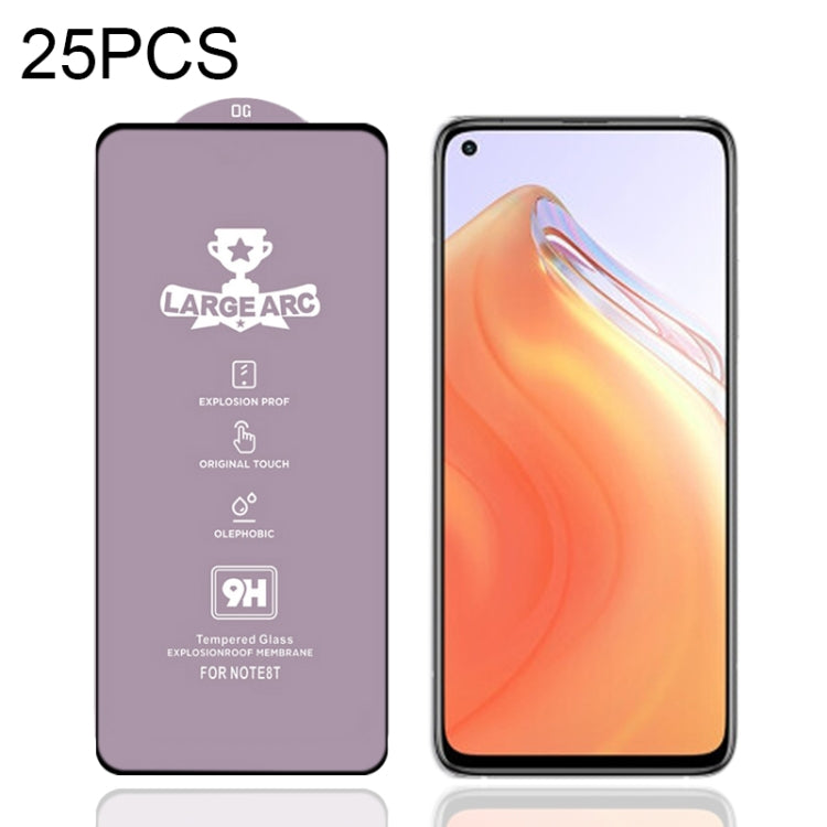 For Xiaomi Redmi K30S 25 PCS 9H HD Large Arc High Alumina Full Screen Tempered Glass Film -  by PMC Jewellery | Online Shopping South Africa | PMC Jewellery