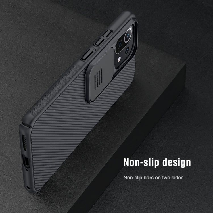 For Xiaomi Mi 11 Lite 4G / 5G NILLKIN Black Mirror Series PC Camshield Full Coverage Dust-proof Scratch Resistant Case(Black) - Mi 11 Lite 5G Cases by NILLKIN | Online Shopping South Africa | PMC Jewellery