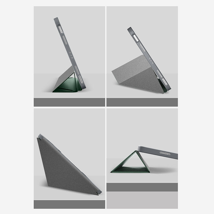 For iPad Pro 12.9 2022 / 2021 / 2020 Mutural Multi-fold Smart Leather Tablet Case(Black) - free shipping - PMC TechLife - Order now!