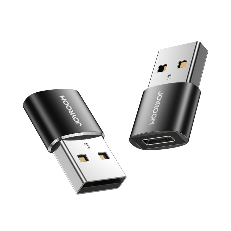 JOYROOM S-H152 3A USB Male to USB-C / Type-C Female OTG Adapter(Black) - OTG Adapter by JOYROOM | Online Shopping South Africa | PMC Jewellery