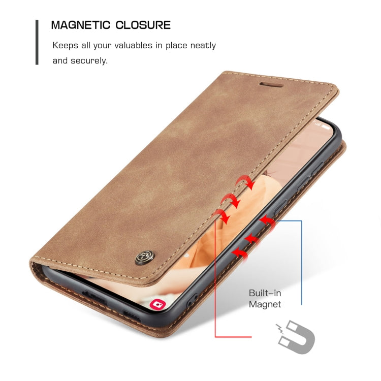 For Samsung Galaxy S21 FE CaseMe 013 Multifunctional Horizontal Flip Leather Case, with Card Slot & Holder & Wallet(Brown) - Galaxy Phone Cases by CaseMe | Online Shopping South Africa | PMC Jewellery | Buy Now Pay Later Mobicred