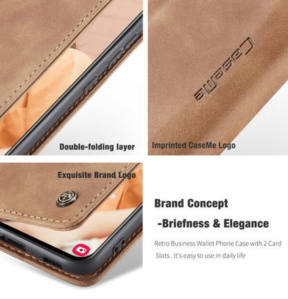 For Samsung Galaxy S21 FE CaseMe 013 Multifunctional Horizontal Flip Leather Case, with Card Slot & Holder & Wallet(Brown) - Galaxy Phone Cases by CaseMe | Online Shopping South Africa | PMC Jewellery | Buy Now Pay Later Mobicred