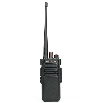 RETEVIS RT29 10W UHF 400-480MHz 16CHS Two Way Radio Handheld Walkie Talkie, US Plug(Black) - Handheld Walkie Talkie by RETEVIS | Online Shopping South Africa | PMC Jewellery | Buy Now Pay Later Mobicred