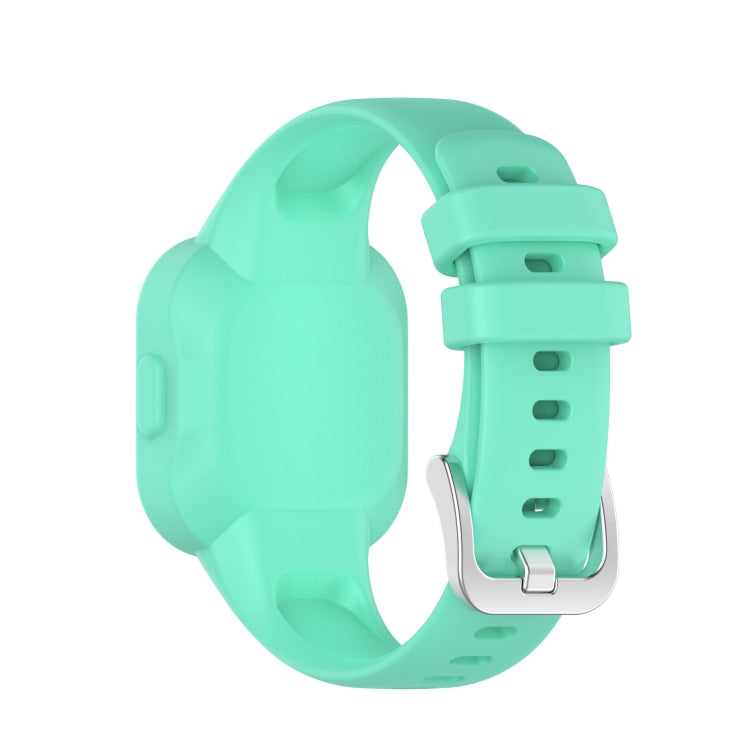 Compatible with Garmin Vivofit JR3 Silicone Pure Color Watch Band(Teal) - Watch Bands by PMC TechLife | Online Shopping South Africa | PMC TechLife | Buy Now Pay Later Mobicred