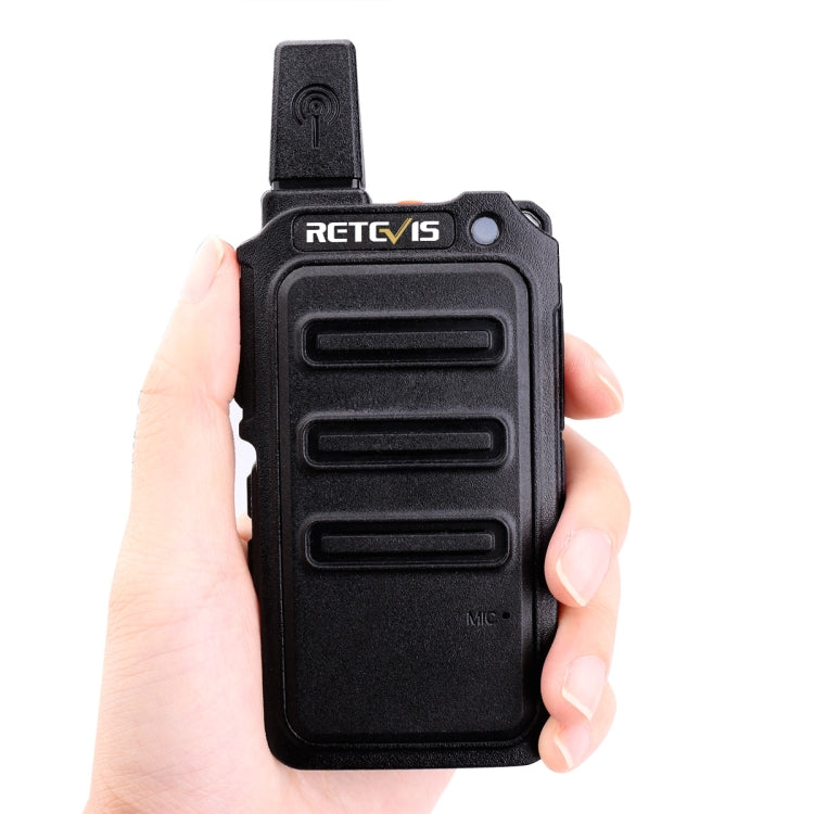 1 Pair RETEVIS RT19 PMR446 16CHS Two Way Radio Handheld Walkie Talkie, EU Plug(Black) - Handheld Walkie Talkie by RETEVIS | Online Shopping South Africa | PMC Jewellery | Buy Now Pay Later Mobicred