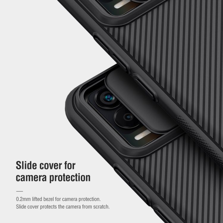 For OPPO Realme 8 / 8 Pro NILLKIN Black Mirror Series PC Camshield Full Coverage Dust-proof Scratch Resistant Case(Blue) - Realme Cases by NILLKIN | Online Shopping South Africa | PMC Jewellery