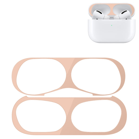 For Apple AirPods Pro Wireless Earphone Protective Case Metal Protective Sticker(Flesh Color) - Protective Sticker by PMC Jewellery | Online Shopping South Africa | PMC Jewellery