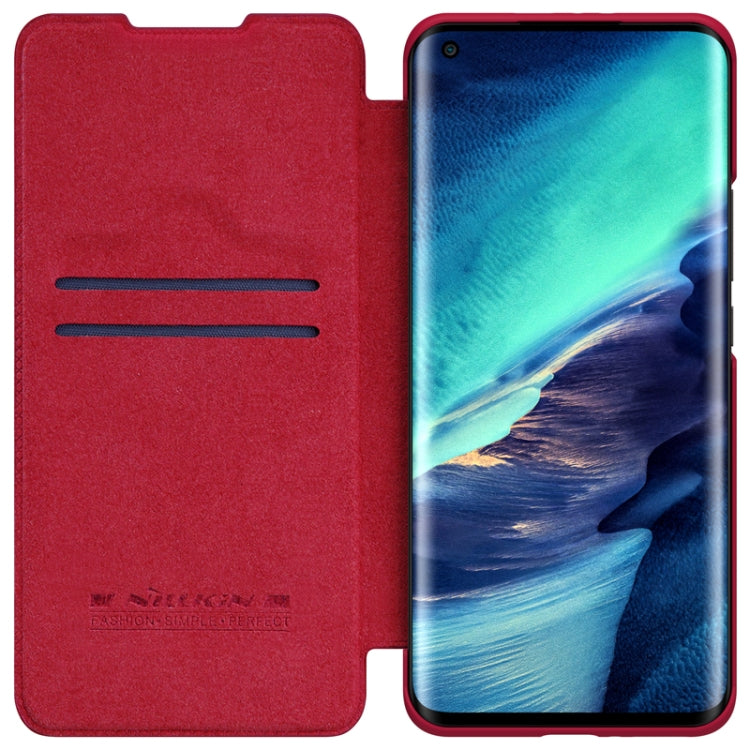 For Xiaomi Mi 11 Pro NILLKIN QIN Series Crazy Horse Texture Horizontal Flip Leather Case with Card Slot(Red) - Xiaomi Cases by NILLKIN | Online Shopping South Africa | PMC Jewellery | Buy Now Pay Later Mobicred