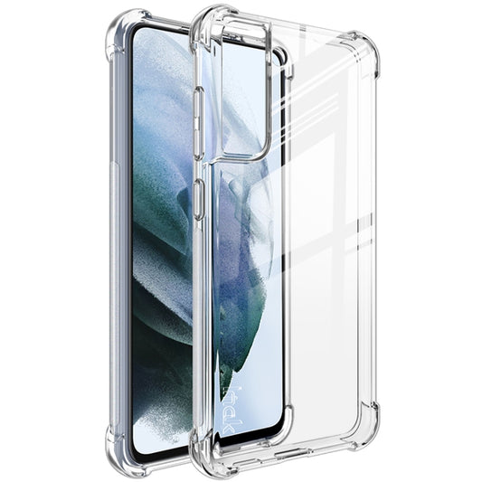 For Samsung Galaxy S21 FE 5G IMAK All-inclusive Shockproof Airbag TPU Case with Screen Protector(Transparent) - Galaxy Phone Cases by imak | Online Shopping South Africa | PMC Jewellery | Buy Now Pay Later Mobicred