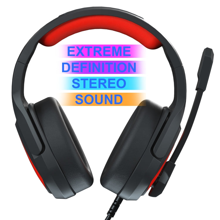 Anivia MH602 3.5mm Wired Gaming Headset with Microphone(Black Red) - free shipping - PMC TechLife - Order now!