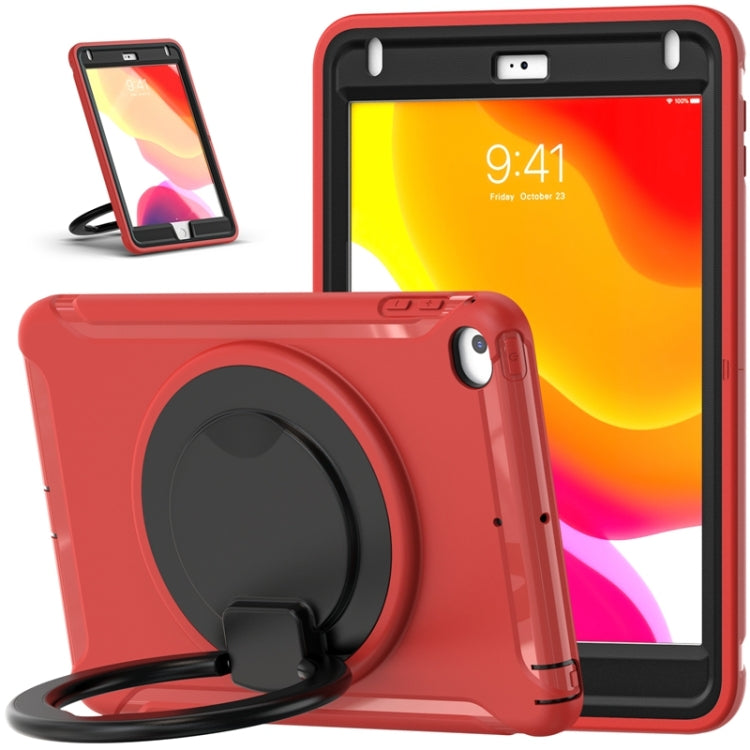 Shockproof TPU + PC Protective Case with 360 Degree Rotation Foldable Handle Grip Holder & Pen Slot For iPad mini 5 / 4(Red) - iPad mini (2019) / mini 5 Cases by PMC TechLife | Online Shopping South Africa | PMC TechLife | Buy Now Pay Later Mobicred