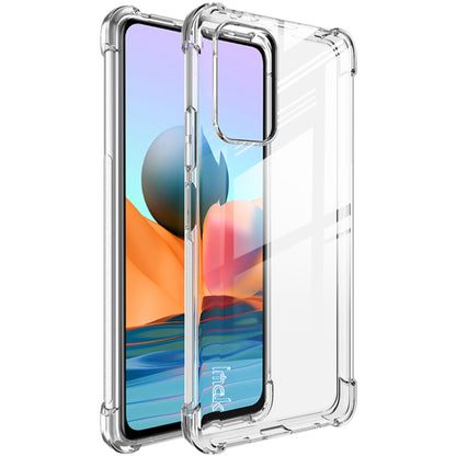 For Xiaomi Redmi Note 10 Pro Overseas Version IMAK All-inclusive Shockproof Airbag TPU Case with Screen Protector(Transparent) - Xiaomi Cases by imak | Online Shopping South Africa | PMC Jewellery | Buy Now Pay Later Mobicred