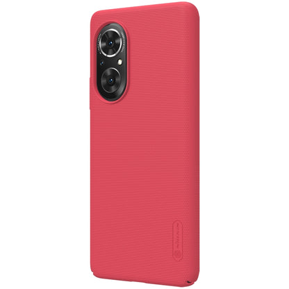 For Honor 50 SE NILLKIN Frosted Concave-convex Texture PC Protective Case(Red) - Honor Cases by NILLKIN | Online Shopping South Africa | PMC Jewellery