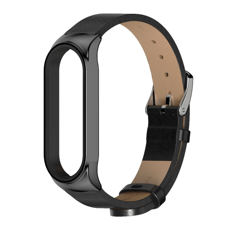 For Xiaomi Mi Band 6 / 5 / 4 / 3 Mijobs CS Microfiber Leather Watch Band(Black) - free shipping - PMC TechLife - Order now!