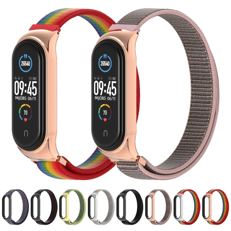 For Xiaomi Mi Band 6 / 5 / 4 / 3 Mijobs CS Breathable Nylon Watch Band(Seashell) - free shipping - PMC TechLife - Order now!