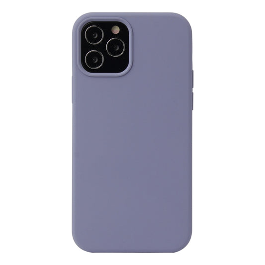 For iPhone 13 Solid Color Liquid Silicone Shockproof Protective Case(Lavender Grey) - iPhone 13 Cases by PMC Jewellery | Online Shopping South Africa | PMC Jewellery