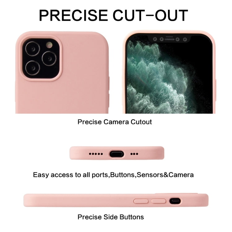 For iPhone 13 Solid Color Liquid Silicone Shockproof Protective Case(Lilac Purple) - iPhone 13 Cases by PMC TechLife | Online Shopping South Africa | PMC TechLife