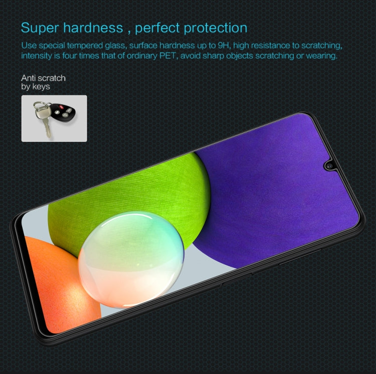 For Samsung Galaxy A22 4G LTE NILLKIN H Explosion-proof Tempered Glass Film - Galaxy Tempered Glass by NILLKIN | Online Shopping South Africa | PMC Jewellery | Buy Now Pay Later Mobicred